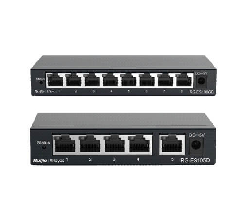 Ruijie Reyee RG ES100GD X Port Gigabit Unmanaged Switches