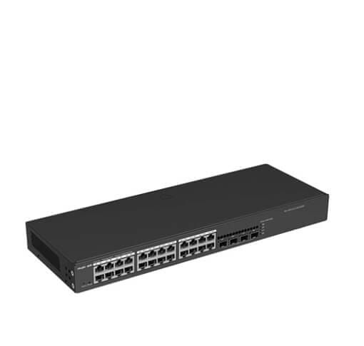 Ruijie Reyee RG NBS3100 24GT4SFP 24 Port L2 Managed Switch 24x Gigabit RJ45 4x SFP 19 Rack Mounted