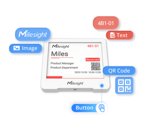 Milesight Ds3604 Lorawan E Ink Display Info