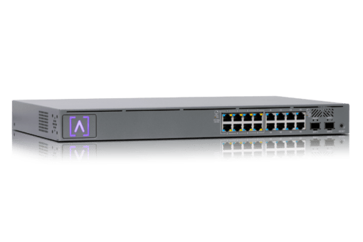 Alta Labs 16-Port Enterprise Network Switch, Layer 2, 120W PoE